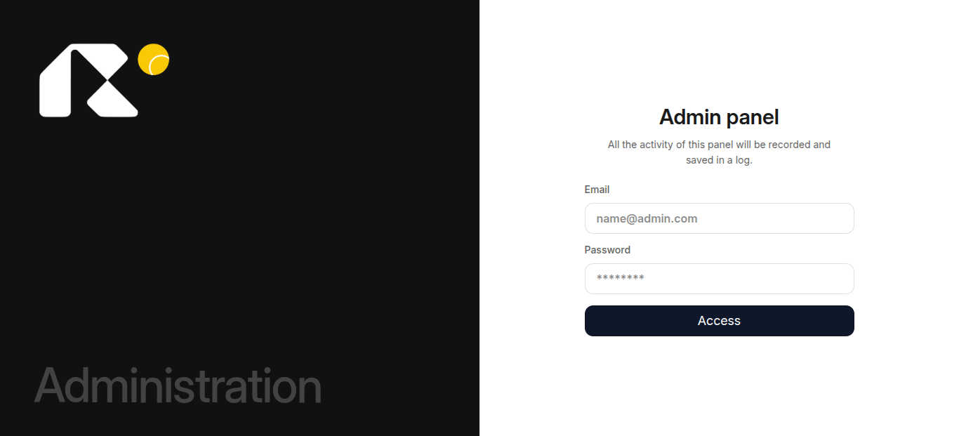 Racket Pulse Admin Panel